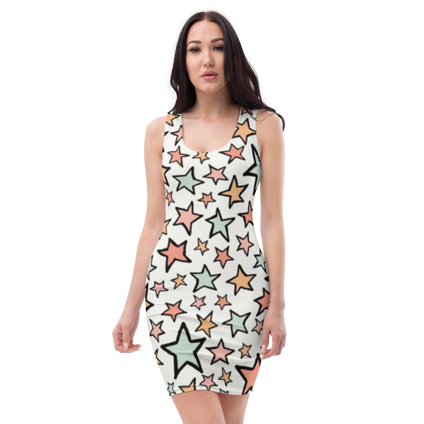 Vestido estampado estrellas