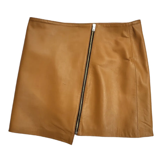 Falda cruzada cremallera delantera