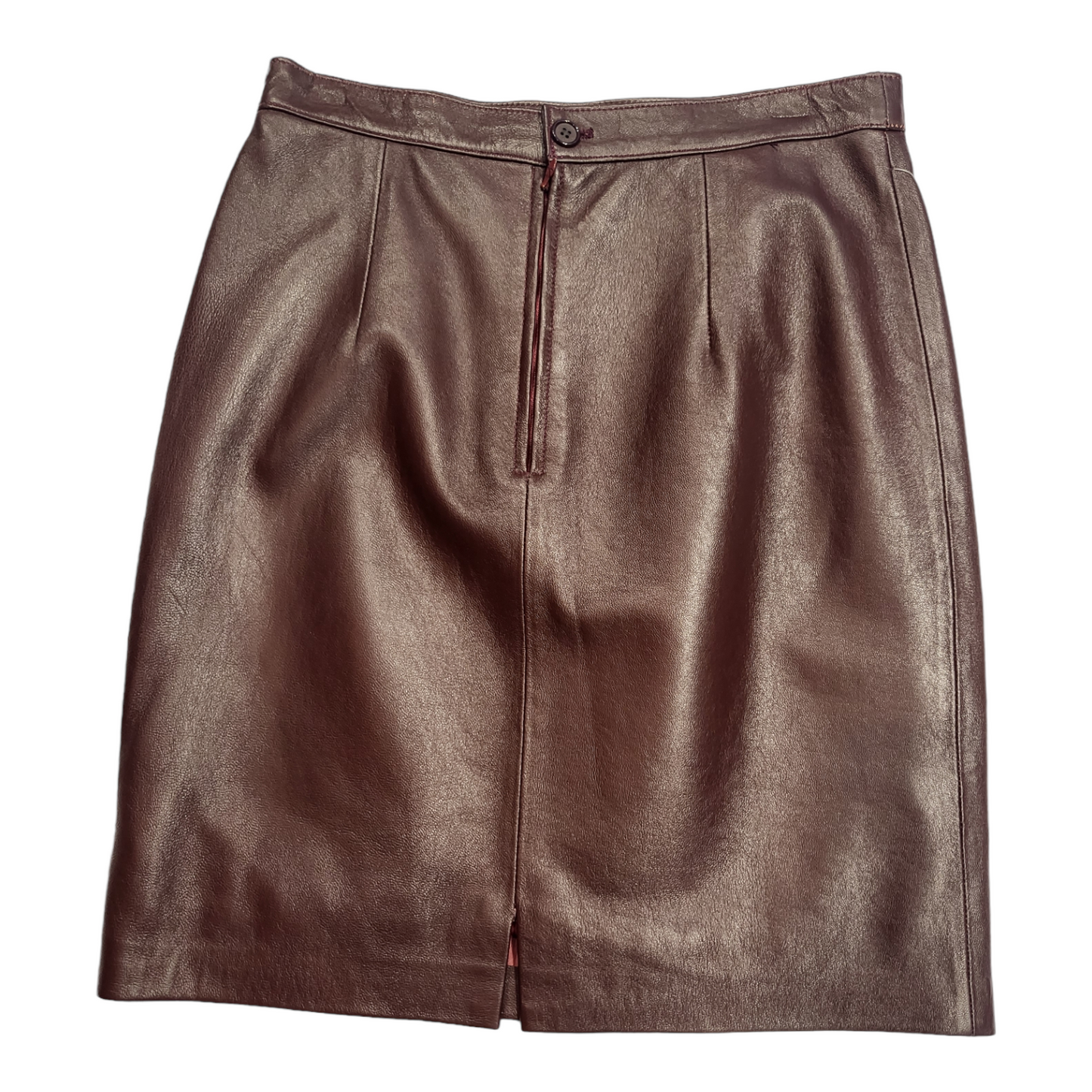 Falda largo medio burdeos